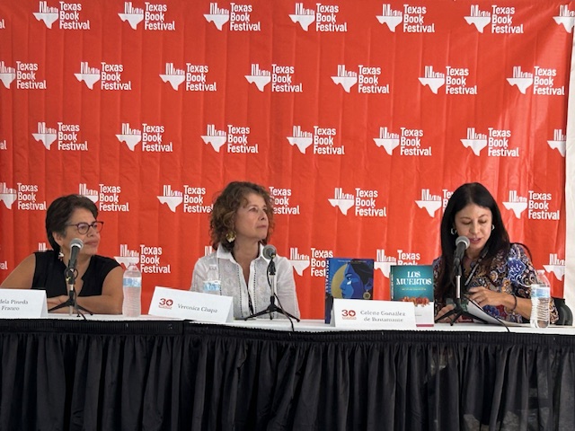 Texas Book Festival, Austin
"Rewriting History, Reimagining Reality"

With Evan Narcisse (moderator), journalist, comic book writer and video game narrative designer, and Ruben Reyes Jr. author of “Archive of Unknown Universes”
(@rubenreyes_jr)